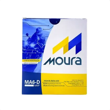 Bateria Moto Moura MA6-D