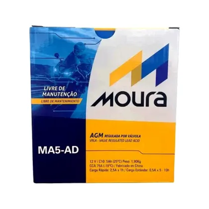 Bateria Moto Moura MA5-AD