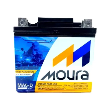 Bateria Moto Moura MA5-D