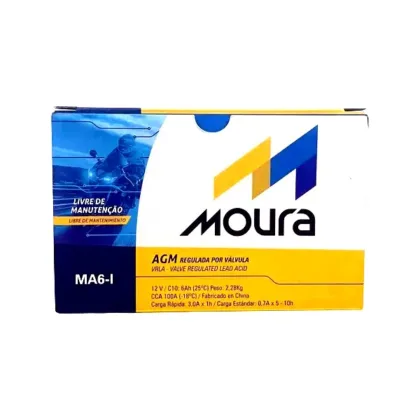 Bateria Moto Moura MA6-I